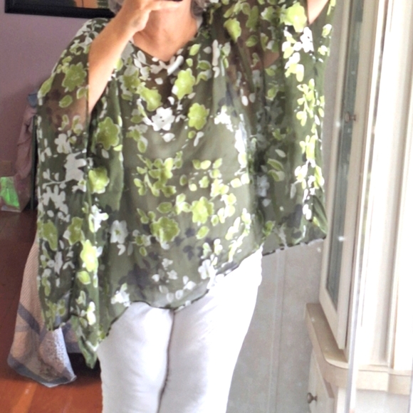 Notations Tops - Notations Women's Scarf Top